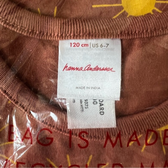 Hanna Andersson Girls Dress Sleeveless w/ Pockets Rust Sun Print Various Sizes - Picture 8 of 10